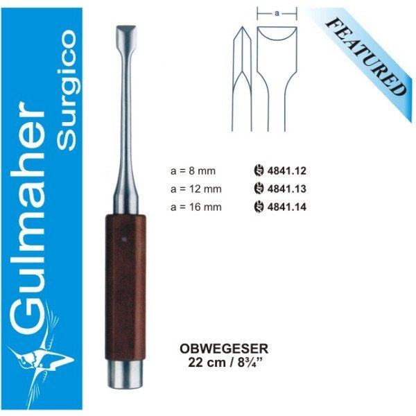 Obwegeser Wedge, Mini Osteotomes, Wide 22cm Obwegeser Wedge, Mini Osteotomes, Wide 22cm