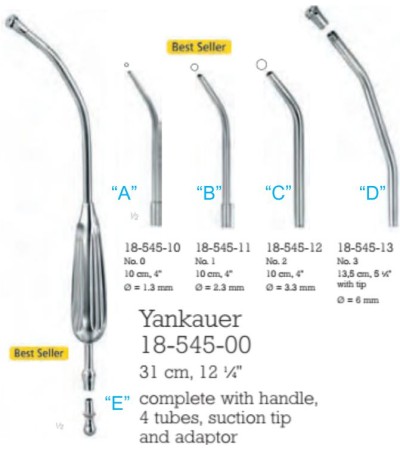 Yankauer Suction Tube 31cm