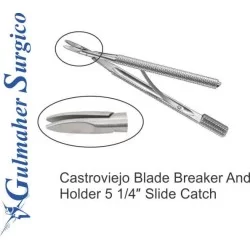 Castroviejo Blade Breaker And Holder 5 1/4″ Slide Catch