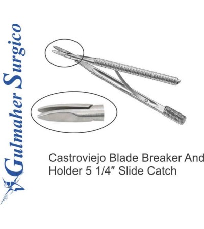 Castroviejo Blade Breaker And Holder 5 1/4″ Slide Catch