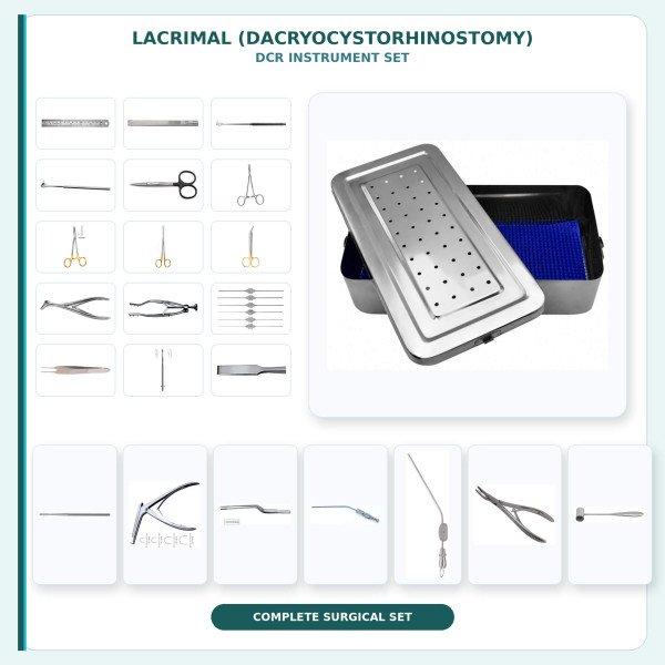 DCR Lacrimal Surgical Instrument Set, 41 Pieces
