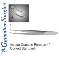Arruga Capsule Forceps 4″ Curved Standard Arruga Capsule Forceps 4″ Curved Standard