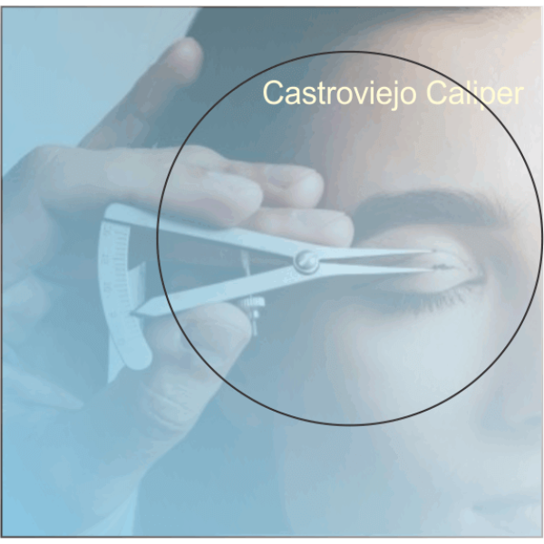 CASTROVIEJO Caliper With 20mm Scale 7cm Length