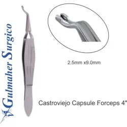 Castroviejo Capsule Forceps 4″