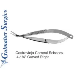 Castroviejo Corneal Scissors  4-1/4″ Curved Right
