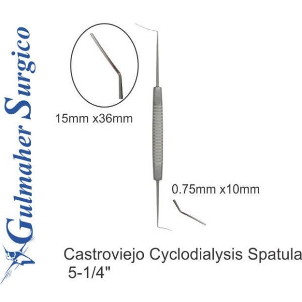 Castroviejo Cyclodialysis Spatula 5-1/4"