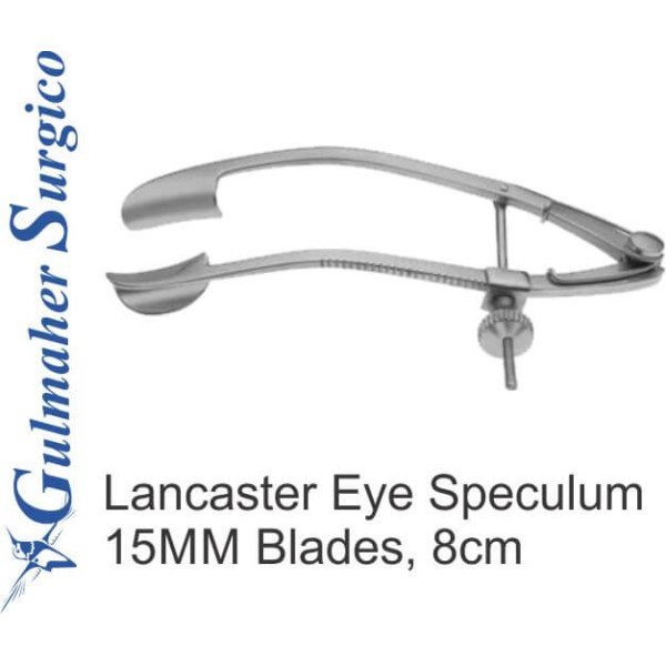 Lancaster Eye Speculum, 15mm Blades, 8cm