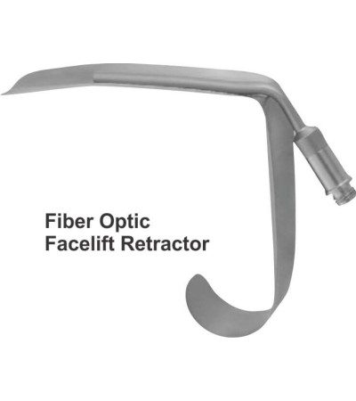 Face lift Retractor 22mm, Fiber Optic Light Guide