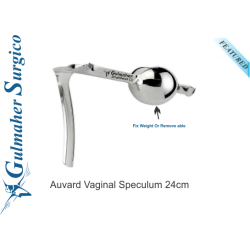 Auvard Vaginal Speculum 24cm, With Removable Weight.