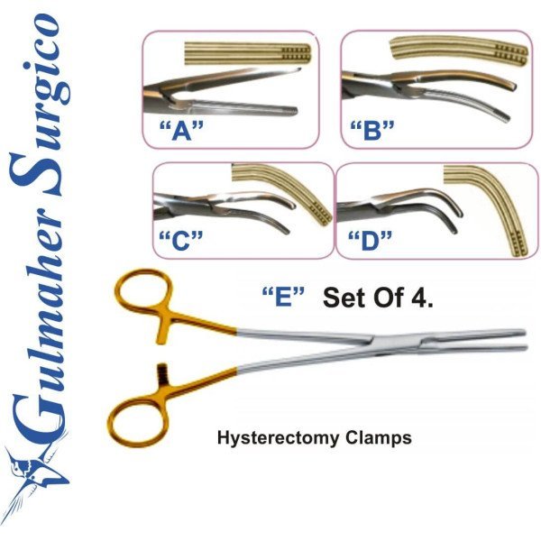 Hysterectomy Clamps 21cm – 81⁄4˝