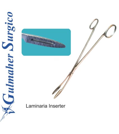 Laminaria Inserter - Gross Maier Forceps