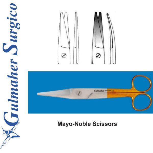 Gyne Purpose Mayo-Noble Surgical Scissors, 17cm