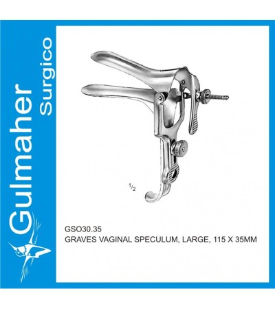 Graves Vaginal Speculum, 115 X 35mm