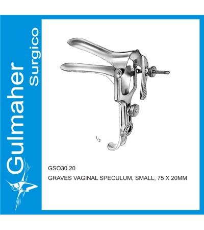 Graves Vaginal Speculum, Small, 75 X 20mm