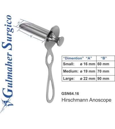 Hirschmann Anoscope Small, Medium and Large. Hirschmann Anoscope Small, Medium and Large.
