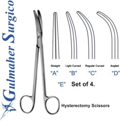 Hysterectomy Scissors 9" / 23cm