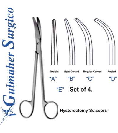 Hysterectomy Scissors 9" / 23cm