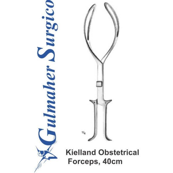 Kielland Obstetrical Forceps, 40cm Kielland Obstetrical Forceps, 40cm