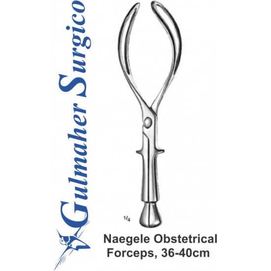 Naegele Obstetrical Forceps, 36-40cm