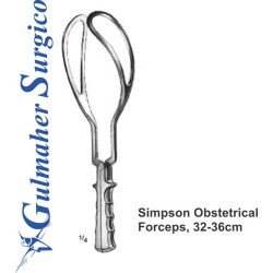 Simpson Obstetrical Forceps, 32-36cm