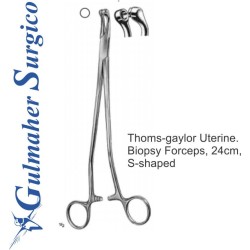 Thoms-gaylor Uterine.  Biopsy Forceps, 24cm,  S-shaped