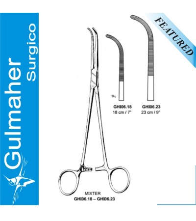 MIXTER ARTERY FORCEPS, DELICATE