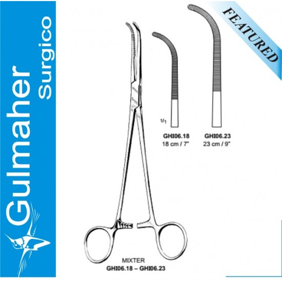 MIXTER ARTERY FORCEPS, DELICATE