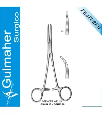 Spencer wells Artery Forceps 13 Cm / 5” Spencer wells Artery Forceps 13 Cm / 5”