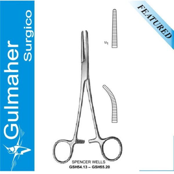 Spencer wells Artery Forceps 13cm / 5”
