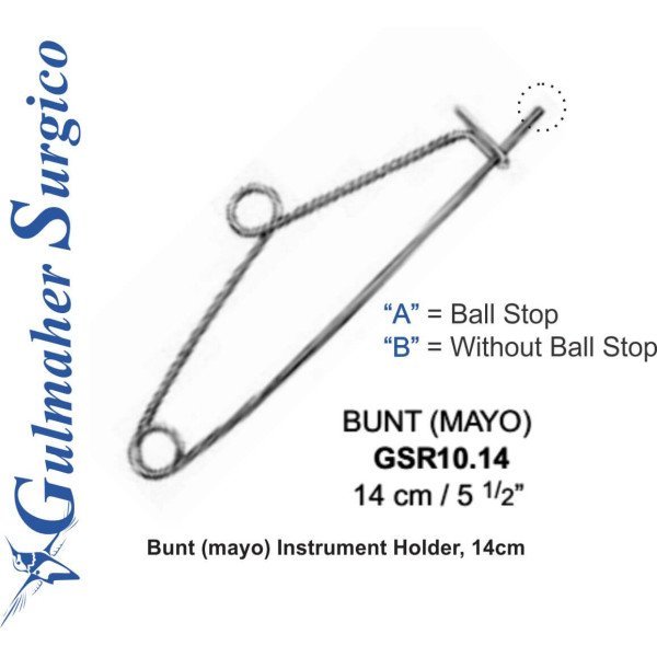 Bunt (mayo) Instrument Holder, 14cm Bunt (mayo) Instrument Holder, 14cm