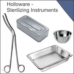 Holloware - Sterilizing  Instruments