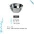  Round Bowl For Solutions Stainless Steel.