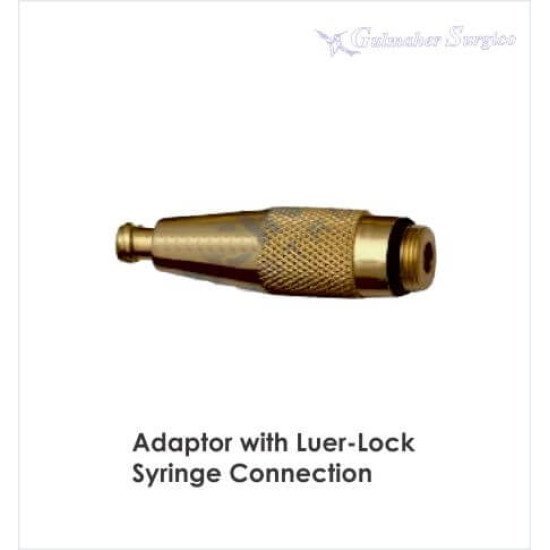 Adaptor with Luer-Lock Syringe Connection Adaptor with Luer-Lock Syringe Connection
