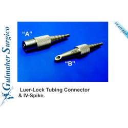 Luer-Lock Tubing Connector & IV Spike