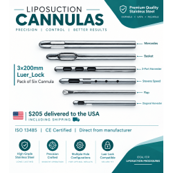 6-Cannula Liposuction and Fat-Harvesting Starter Set