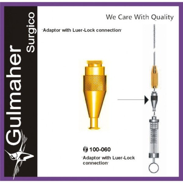 Adapter—Threaded Connector for Luer Lock Syringes Adapter—Threaded Connector for Luer Lock Syringes