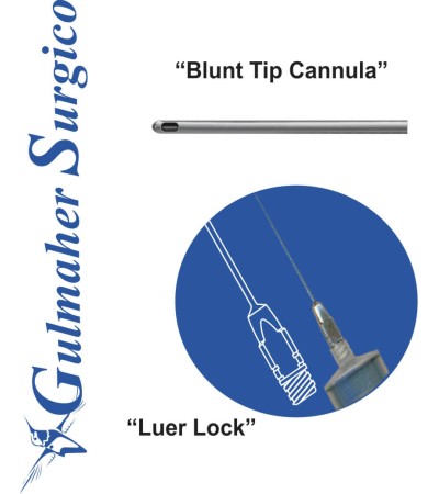 Blunt Tip Micro Cannula Wtih Luer-Lock Hub.