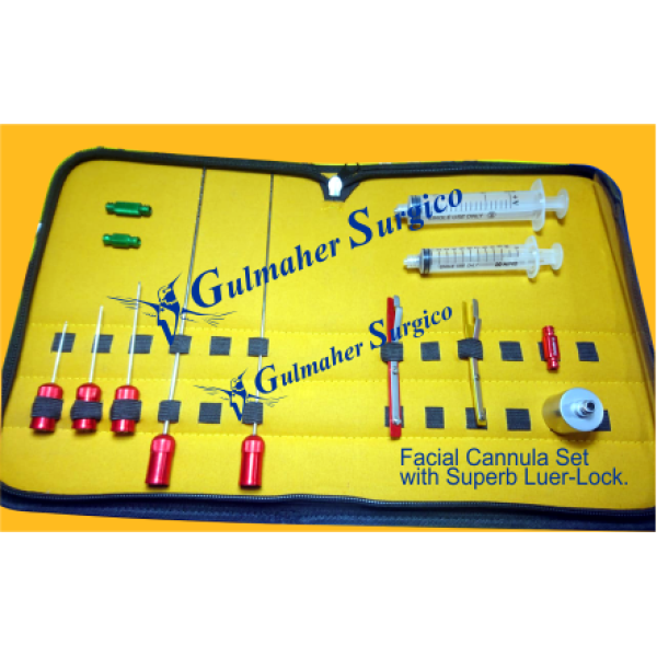 Complete Facial Contouring Cannula Set — 09 Pieces