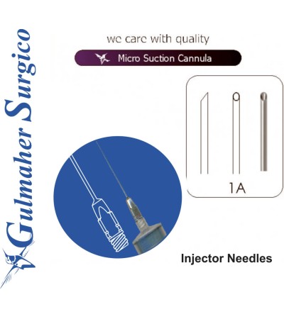 Filling Injection Liposuction Needles with Luer Lock Hub.