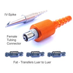 IV Spike Needle Connector Luer to Luer Set