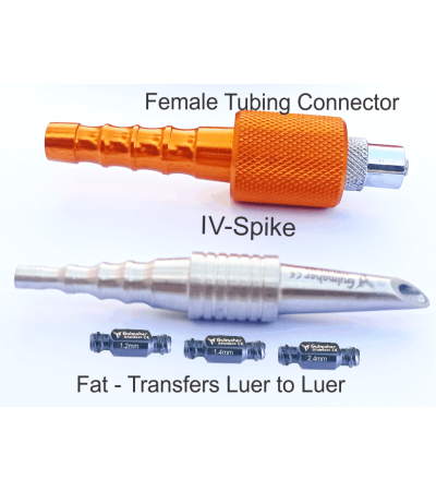 IV Spike Needle Connector Luer to Luer