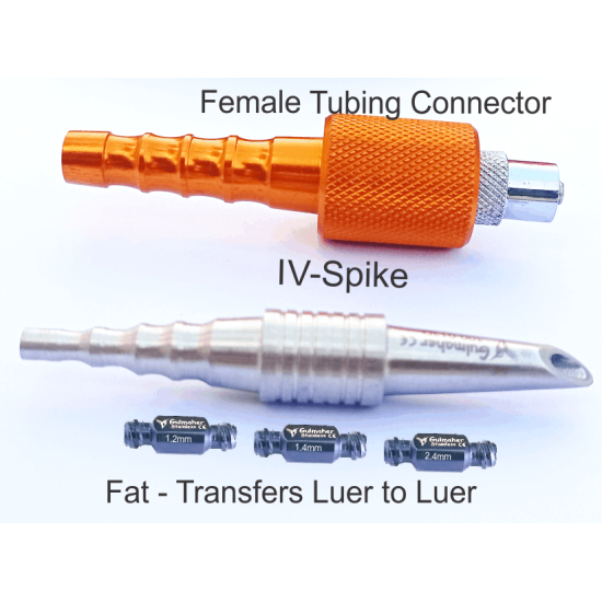 IV Spike Needle Connector Luer to Luer Set