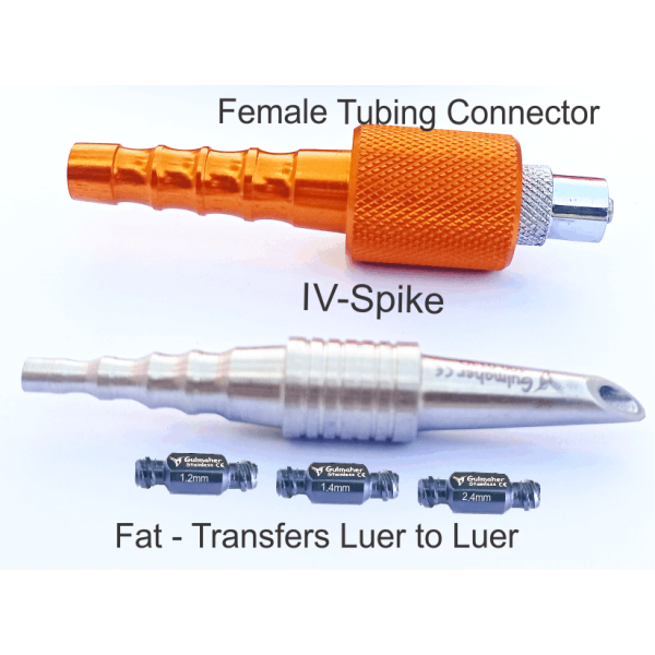 IV Spike to Luer Lock Connector Set