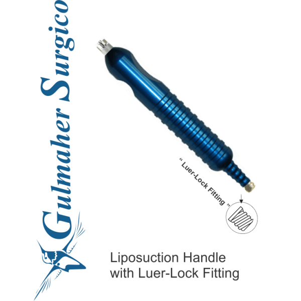 Liposuction Handle with Double Thumb Grip