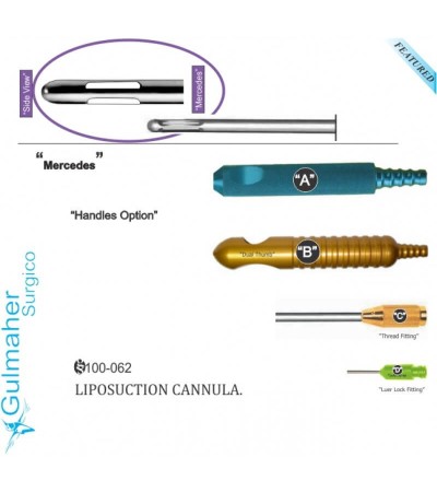 Mercedes Liposuction Cannula for Fat Transfer