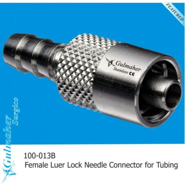 Female Luer Lock Tubing-to-Needle Connector Female Luer Lock Tubing-to-Needle Connector