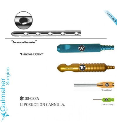 Sorenson Harvester Cannula for Liposuction.