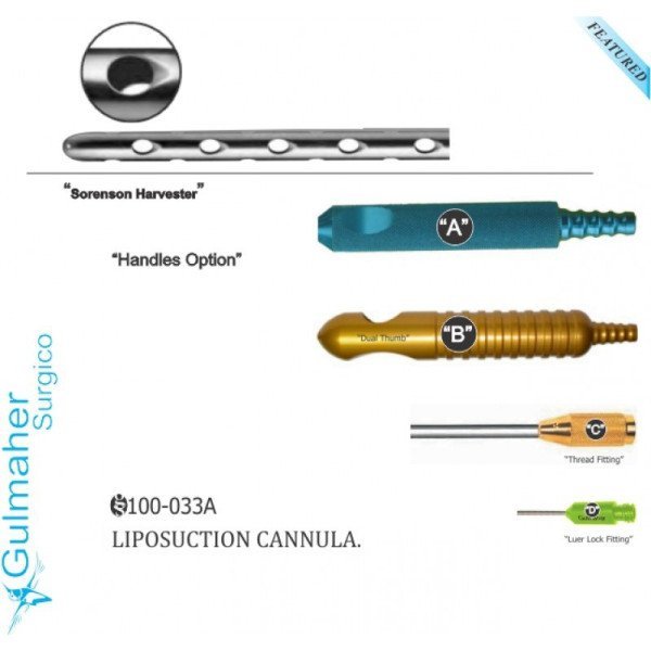 Sorenson Harvester Cannula for Liposuction
