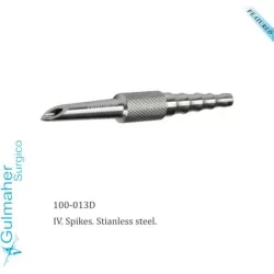 IV spikes adapter for tubing  connection 7.5cm