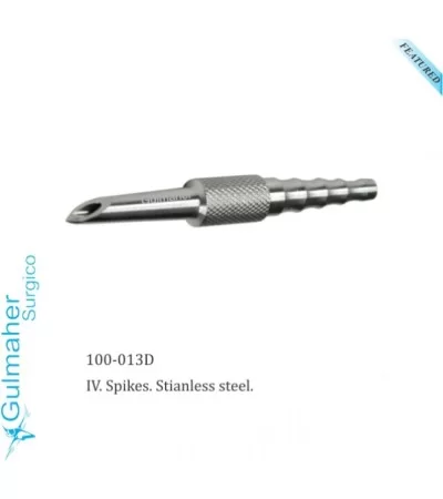 IV spikes adapter for tubing connection 7.5cm IV spikes adapter for tubing connection 7.5cm